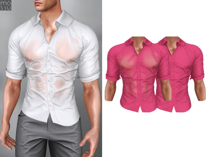 Mossu - Levi Shirt - Fuchsia 