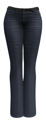 GGVG FLARE PANT WITH BELT 6