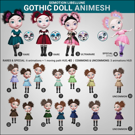 SEmotion Libellune Gothic Doll Animesh #14
