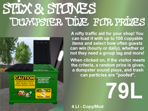 ~SS&~ Dumpster Dive For A Prize (boxed)