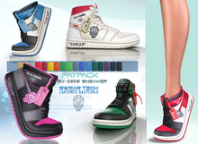 L&B - High Top Sneakers - SwearTECH EV-085W Fatpack Lara / Petite / Belleza / Kupra