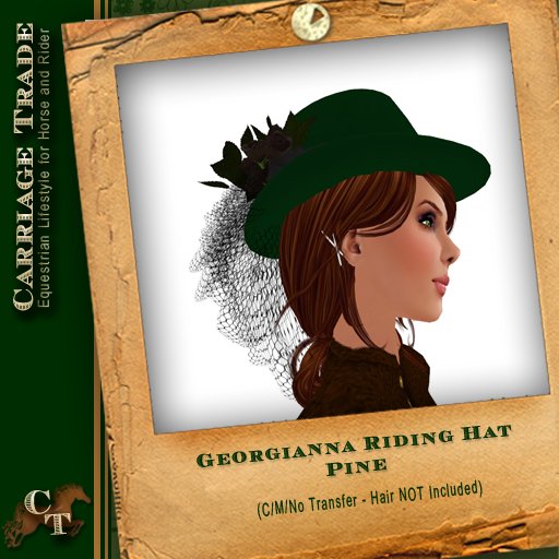 @CT@ Georgianna Riding Hat Pine