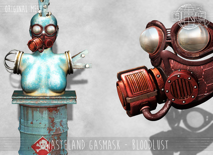 -DRD- Wasteland Gasmask - Bloodlust