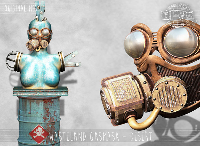 -DRD- Wasteland Gasmask - Desert