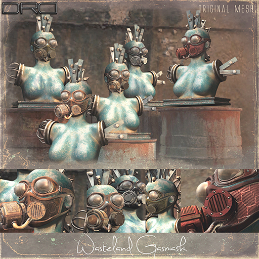 -DRD- Wasteland Gasmask - Full Pack