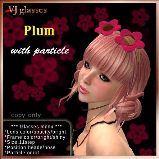 VJ glasses Plum