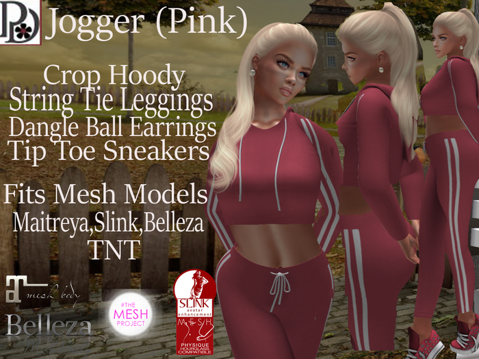 !PD-Jogger OUtfit Pink