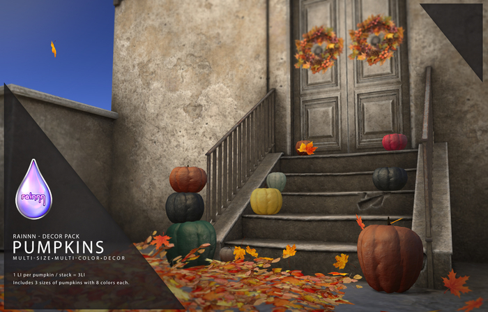 rainnn - Pumpkin Decor - Pack
