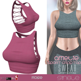 L&B - Sport Crop Top - Amelie Rose   Lara / Petite / Belleza / Kupra
