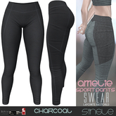 Yoga Pants Amelie CHARCOAL