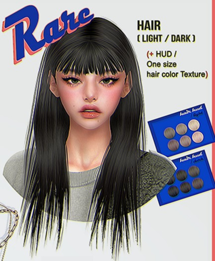 `M.BIRDIE / U-ni look. Hair Light RARE