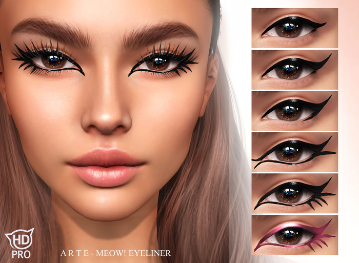 A R T E - Meow! Eyeliners [HDPRO Catwa]