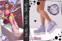 - MicRo - Boots Ashanti Purpl Rabbit