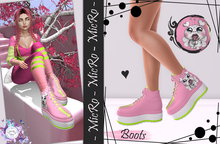- MicRo - Boots Ashanti  Pink Juja
