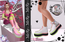 - MicRo - Boots Ashanti  Lime Dog