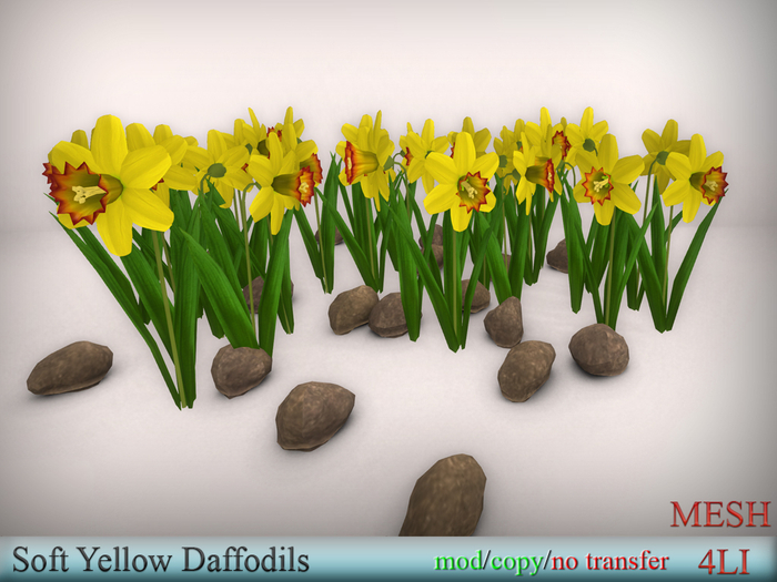 EasyDecor Soft Yellow Daffodils box