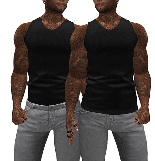 RC Grey  Ribbed Tank ADD