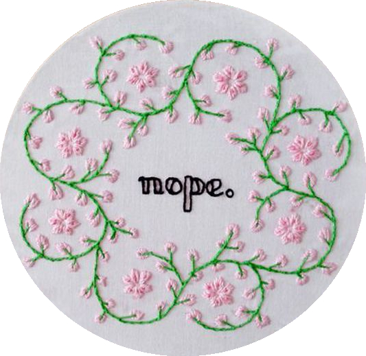 Fancy Nope Needlework Texture