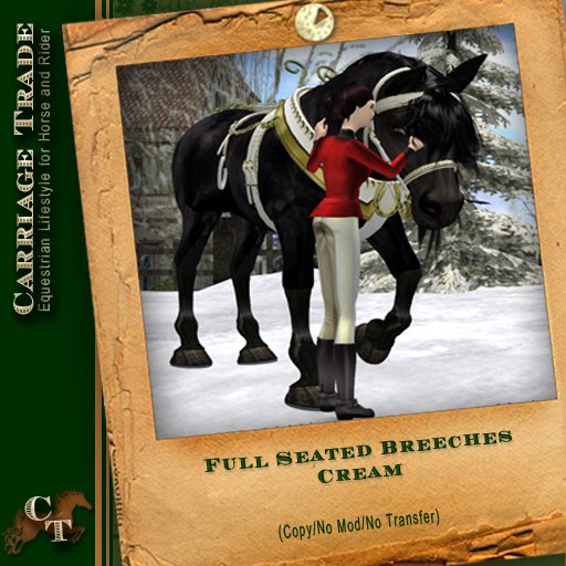 @CT@ Full Seated Breeches Cream