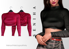 Seniha. Nuria Top // Dark Pink