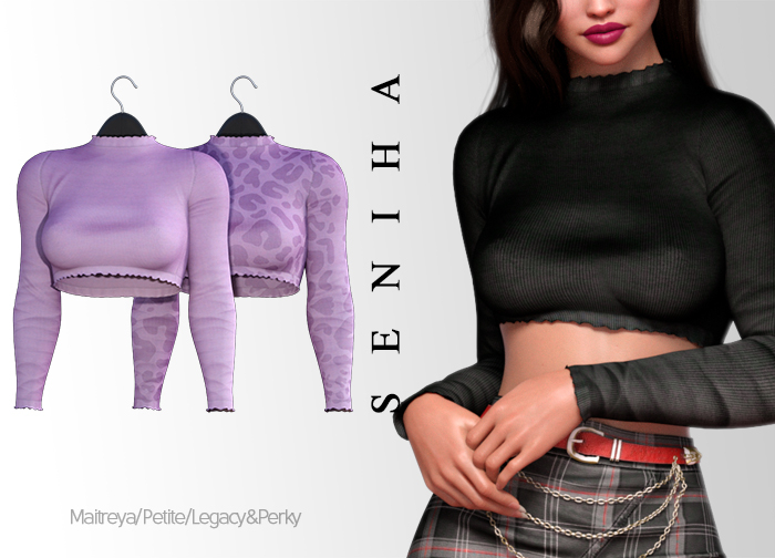 Seniha. Nuria Top // Violet