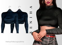 Seniha. Nuria Top // Dark Blue