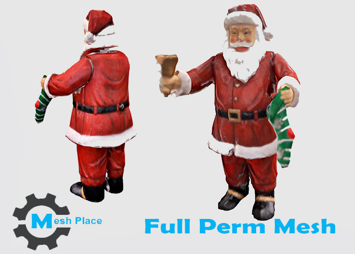 Mesh Place - Santa Bell Ringer (add to unpack)