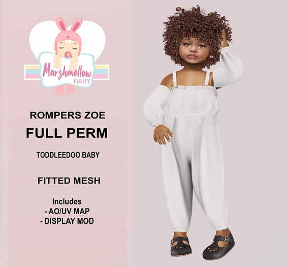 *MB* Fullperm Rompers Zoe ( TD fitted) REZZ