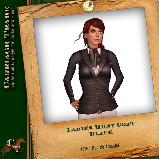 @CT@ Ladies' Hunt Coat Black