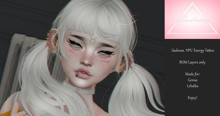 .Sadness. NPC Energy Tattoo