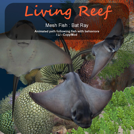 Inochi Reef : Mesh Fish - Bat Ray