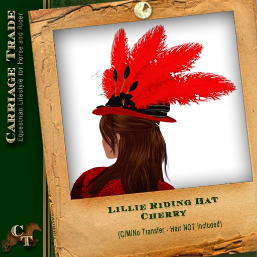 @CT@ Lillie Riding Hat Cherry