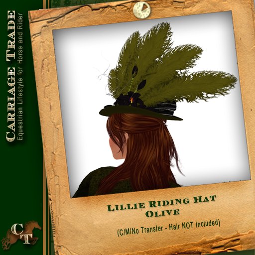 @CT@ Lillie Riding Hat Olive