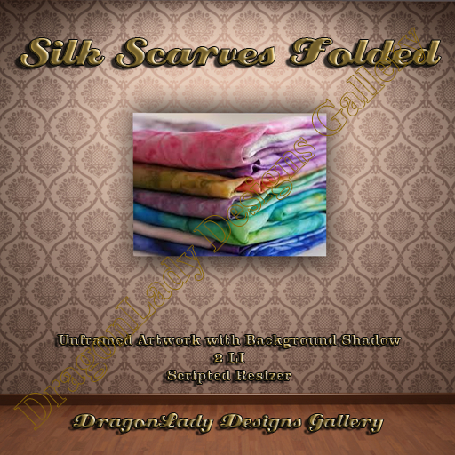 Silk Scarves Folded