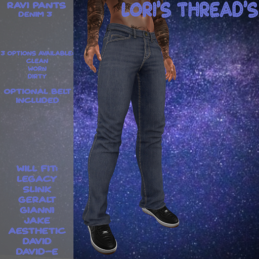[L.T] Ravi Pants - Denim 3 (ADD ME)