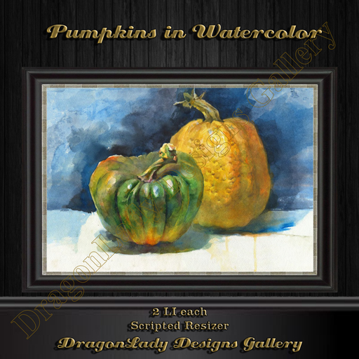 Pumpkins In Watercolor