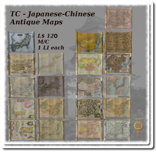 TC - Japanese-Chinese Antique Maps