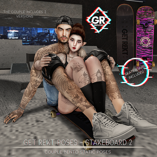 [GR] - Skateboard 2 Bento Couple Pose