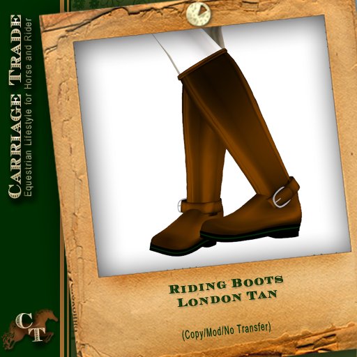 @CT@ Riding Boots London Tan