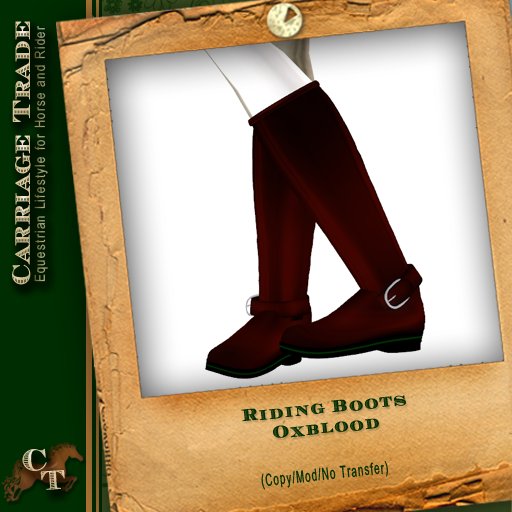 @CT@ Riding Boots Oxblood