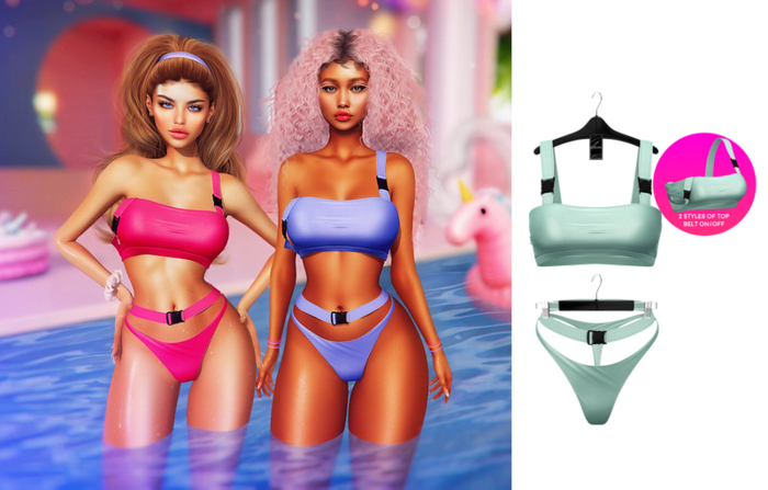 Ec.cloth - Kate Sporty Set - Mint (add it)