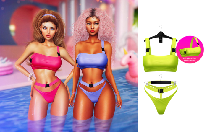 Ec.cloth - Kate Sporty Set - Lime (add it)
