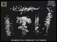 GD MESH FULL PERM SET 5 IVY SNOW