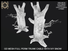GD MESH FULL PERM TRUNK CABLE WITH IVY SNOW