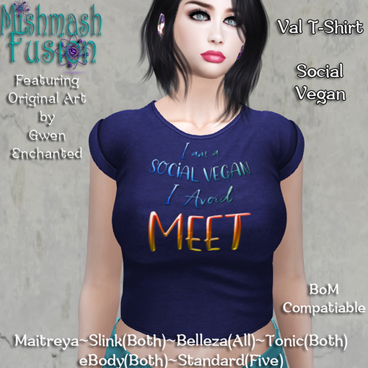~*MF*~ Val - Vegan Tee (Add or Rez)