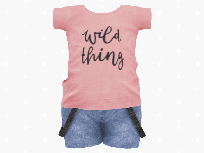 Bloom Wild Thing Shorts Set (Pink)