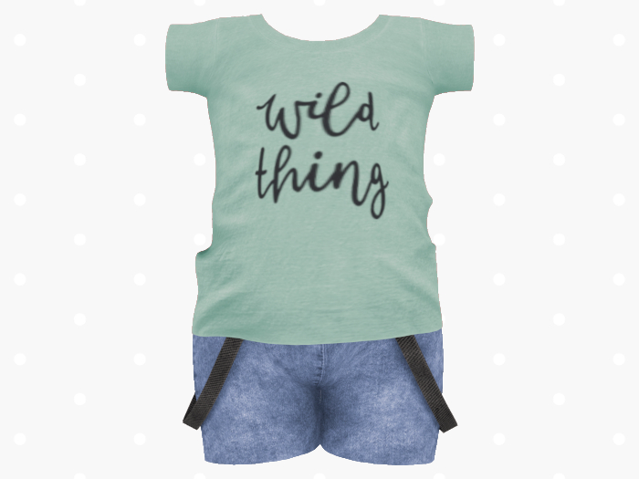 Bloom Wild Thing Shorts Set (Mint)