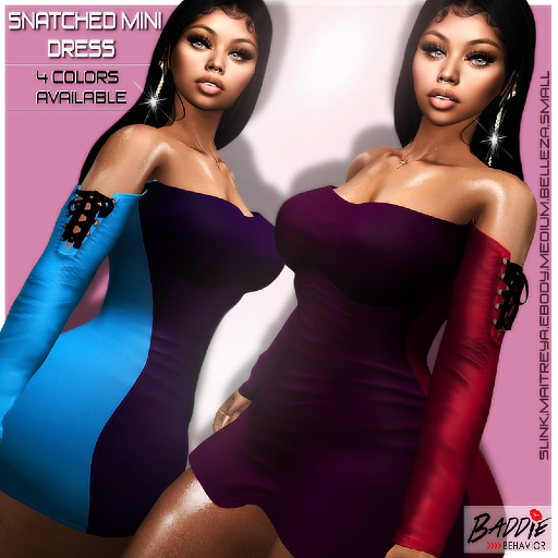 {BBU} Snatched Mini Dress {B/W}