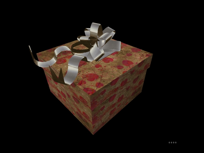 Valentine Box Red-Gold Hearts - *FULL PERM*