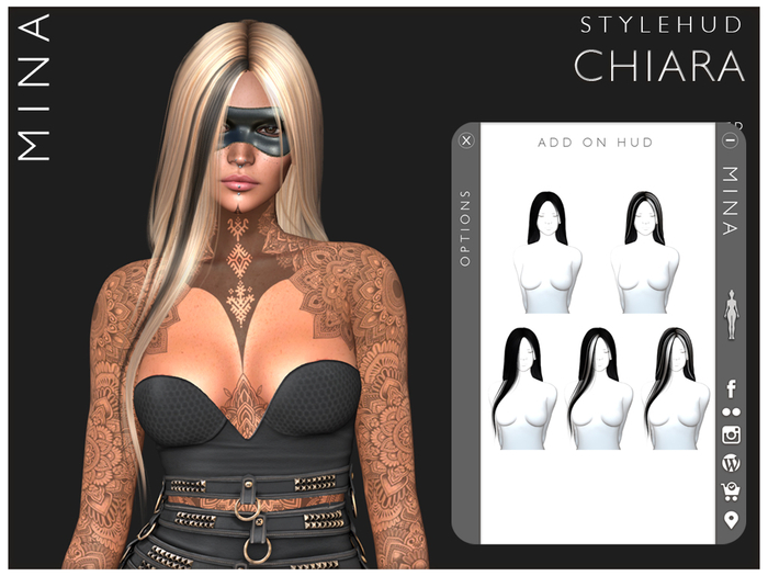 MINA - Chiara - Highlights and StyleHUD [Add to Unpack]